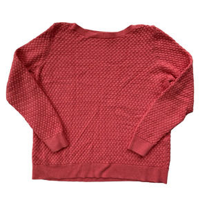 LL Bean Basketweave Cotton Knit Sweater Size 2X